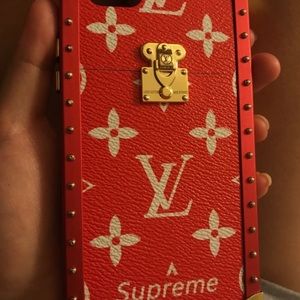 Supreme lv iPhone7 case